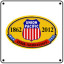 UP 150th Logo 6x6 Tin Sign