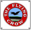 KCS Flying Crow 6x6 Tin Sign