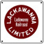  Lackawanna Limited 6x6 Tin Sign