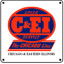 C&EI Logo 6x6 Tin Sign