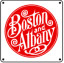 Boston Albany Logo 6x6 Tin Sign