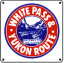 White Pass Logo 6x6 Tin Sign