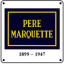 Pere Marquette Logo 6x6 Tin Sign