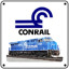CONRAIL Heritage 6x6 Tin Sign