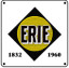 ERIE Black Logo 6x6 Tin Sign
