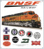 Tin Sign BNSF Historic Logos