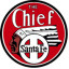 Chief 6 inch round logo
