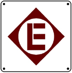 EL Logo 6x6 Tin Sign