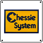 Chessie System Logo 6x6 Tin Sign