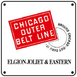 EJ&E Outer Belt 6x6 Tin Sign