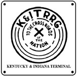 KIT RR Logo 6x6 Tin Sign