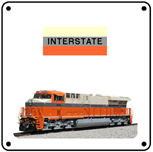 Interstate Heritage 6x6 Tin Sign