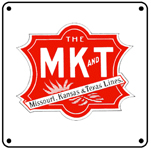 Katy MK&T Logo 6x6 Tin Sign