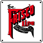 Frisco Time Table Cover 6x6 Tin Sign