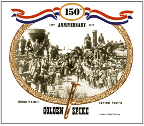 Mouse Pad Golden Spike 150th