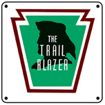 PRR Trail Blazer 6x6 Tin Sign